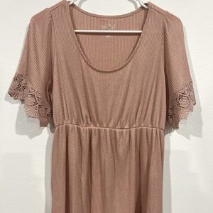 Blush Maternity Shirt